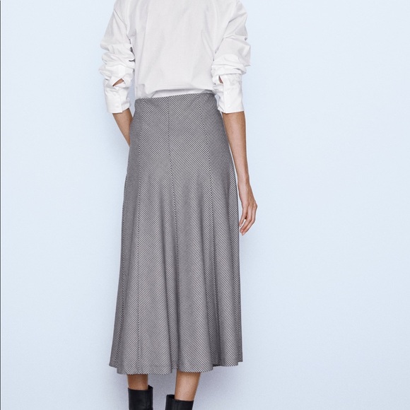 Zara houndstooth skirt - Picture 4 of 7